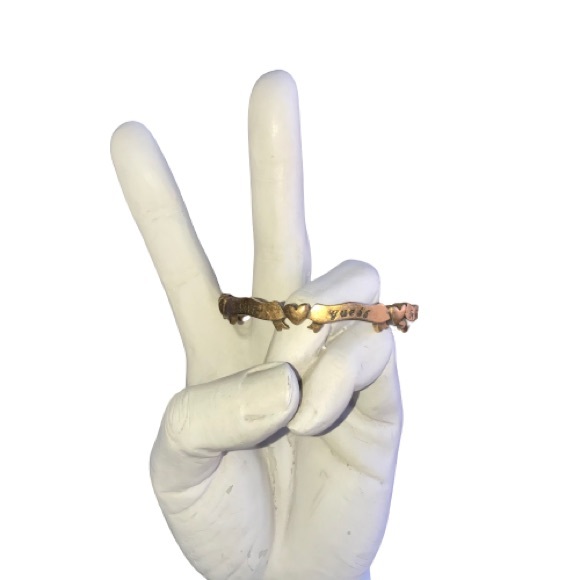 GUESS Copper Tone Bangle Bracelet - Picture 6 of 9